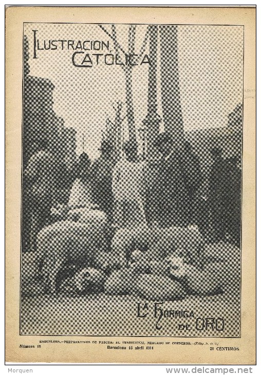 7935. Publicacion La HORMIGA De ORO. Barcelona 1911, Num 15 - [1] Hasta 1980