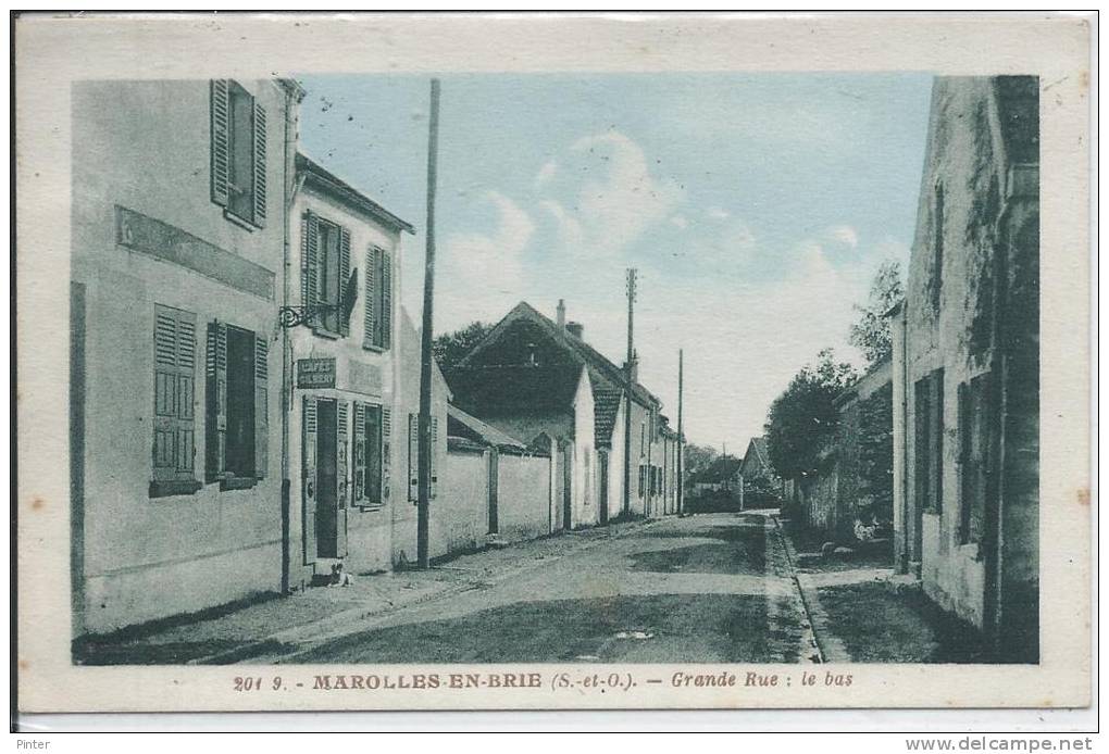 MAROLLES EN BRIE - Grande Rue : Le Bas - Marolles En Brie