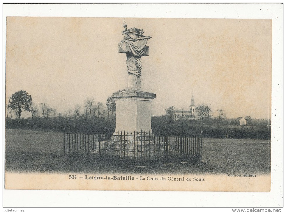 Loigny La Bataille La Croix Du Général De Sonis Cpa Bon état - Autres & Non Classés