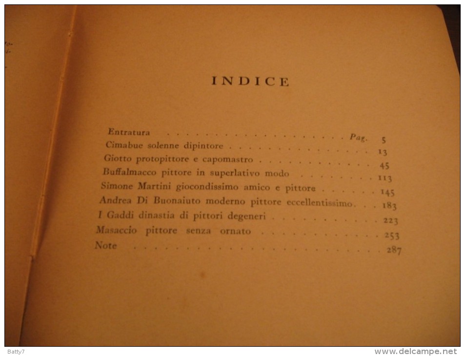 PIERO BARGELLINI - CITTA' DI PITTORI - VALLECCHI EDITORE 1939 - ARTE