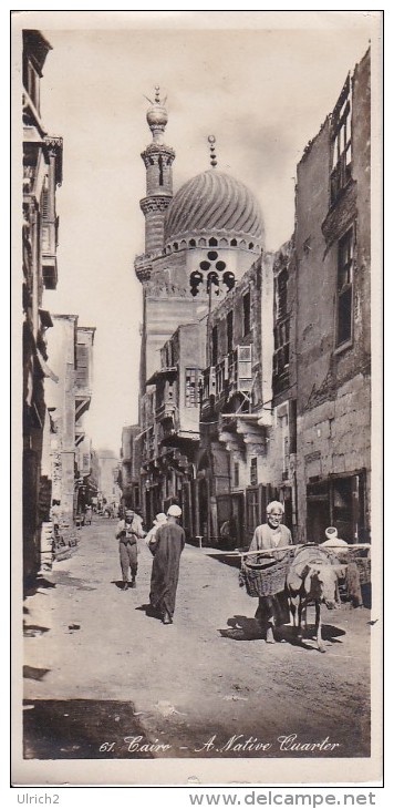 Vintage Postcard - Cairo - A Native Quarter (3036) - Cairo