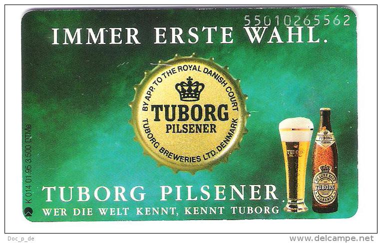 Germany - K014  01/95 - Tuborg Pilsener - Bier - Beer - K-Series : Customers Sets