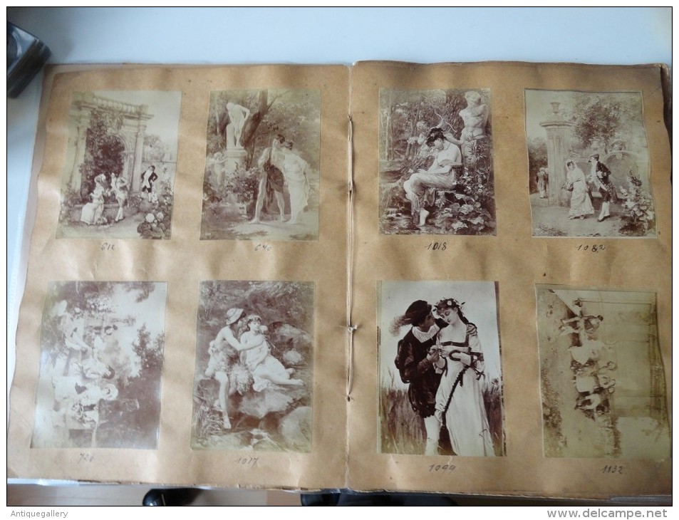 RARE : COLLECTIONS PHOTOGRAPHIQUES POSITIFS SUR VERRE MARQUES B.K & J.A (JEAN ANDRIEU PHOTOGRAPHE ?) 1816 - 1872 - Alben & Sammlungen