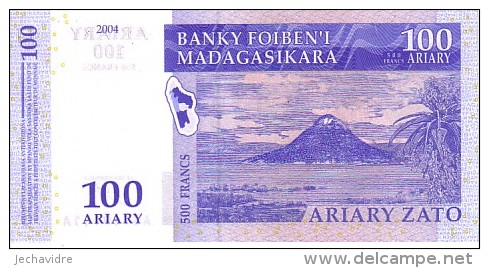 MADAGASCAR   100 Ariary   Emission De 2004   Pick 86           ***** BILLET  NEUF ***** - Madagaskar