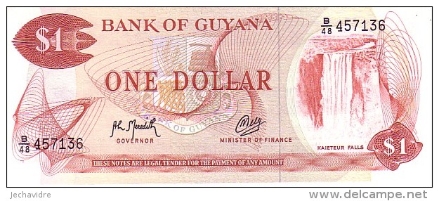 GUYANA  1 Dollar  Non Daté (1992)   Pick 21 G   Signature 9            ***** BILLET  NEUF ***** - Guyana