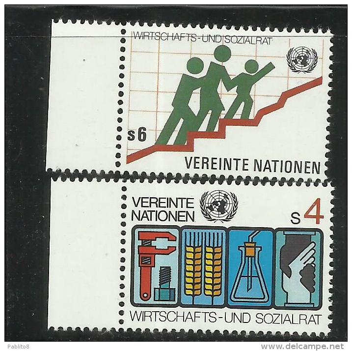 UNITED NATIONS AUSTRIA VIENNA WIEN - ONU - UN - UNO 1980 Economic And Social Council (ECOSOC).  MNH - Ungebraucht