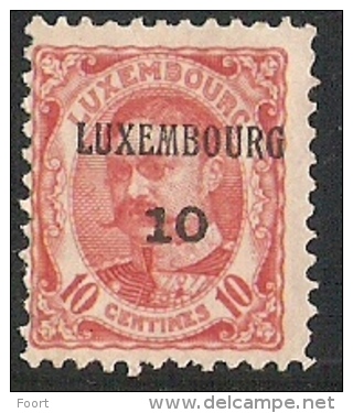 Luxembourg 1910 Nr. 72 - Prematasellados