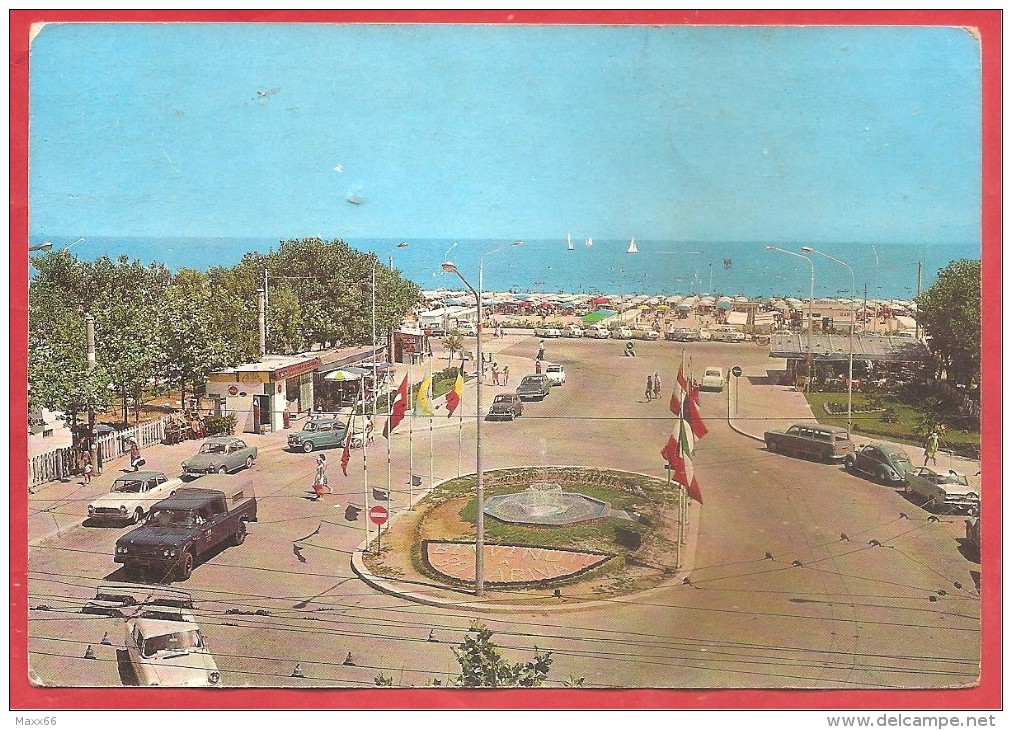 CARTOLINA VG ITALIA - BELLARIVA - RIMINI  - Piazzale Gondar - 10 X 15 - ANNULLO TARGHETTA RIMINI 1968 - Rimini