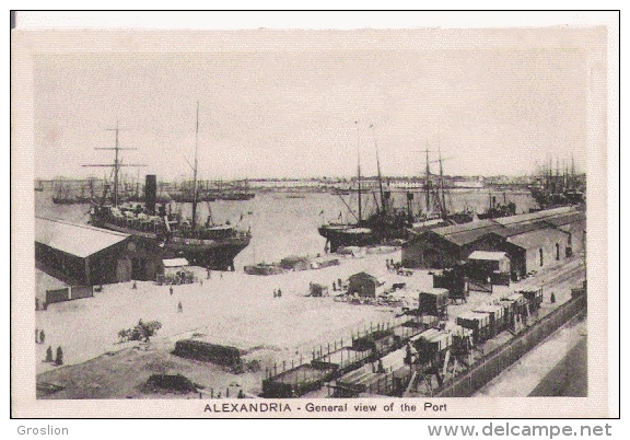 ALEXANDRIA  GENERAL VIEW OT THE PORT 631 - Alexandrie