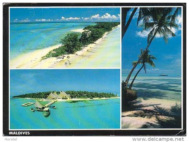 Maldiven - Beach - Island - Nice Stamp - Maldives