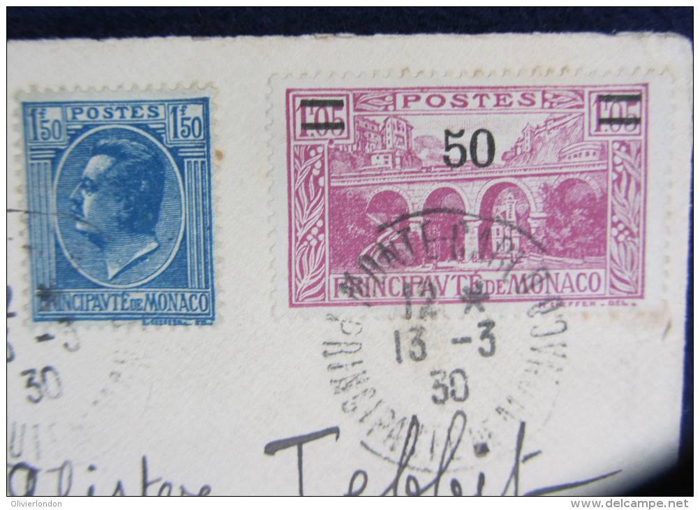 Monaco - Belle Lettre Recommandee 1930 Avec Y&T  #99 Et #106 - 13 Mars 1930 - Covers & Documents