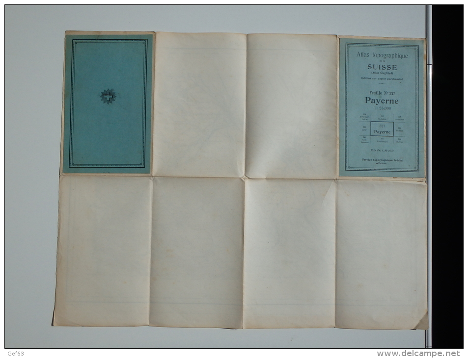 Atlas Topographique De La Suisse  - Payerne - Topographical Maps