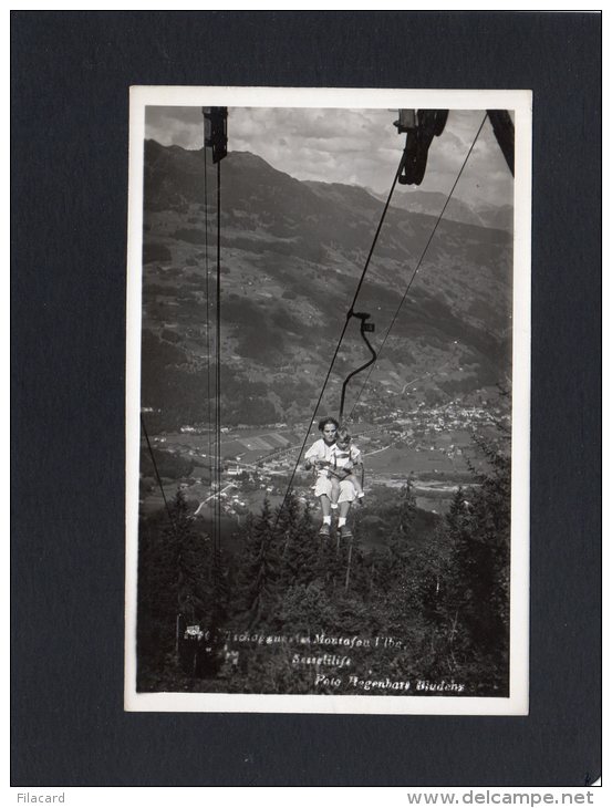 47138    Austria,  Berglift  Tchagguns,  Vorarlberg,  VG  1950 - Bludenz