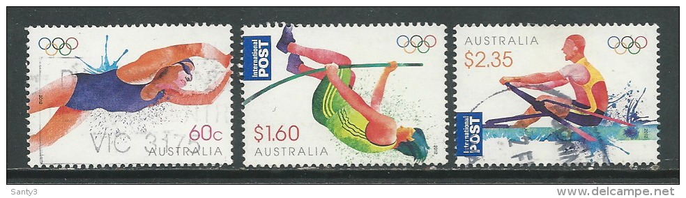 Australie, Yv 3625-27, Jaar 2012, Sport, Reeks,  Gestempeld, Zie Scan - Oblitérés