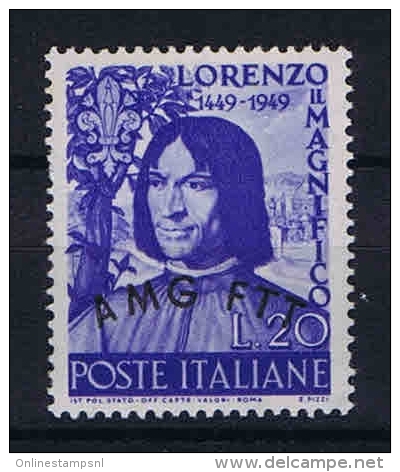 Italy AMG FTT, Sa 49 , Mi 74  MNH/** - Neufs