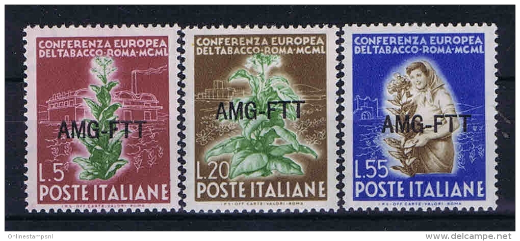 Italy AMG FTT, Sa 84 - 86  , Mi 115-117  MNH/** - Ungebraucht