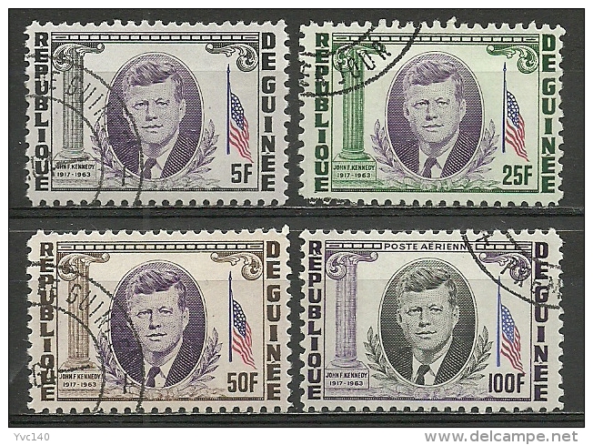 Guinea; 1964 Pres. Kennedy Memorial Issue - Kennedy (John F.)