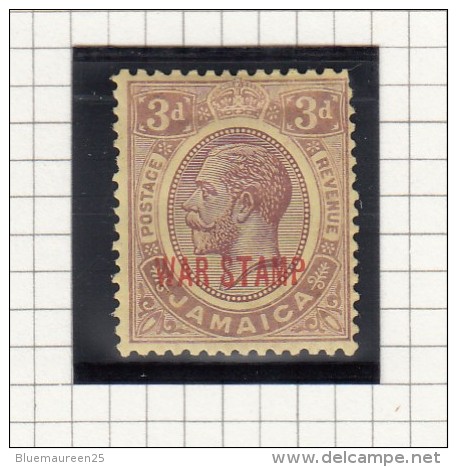 King George V - WAR STAMPS - 1919 - Jamaica (...-1961)