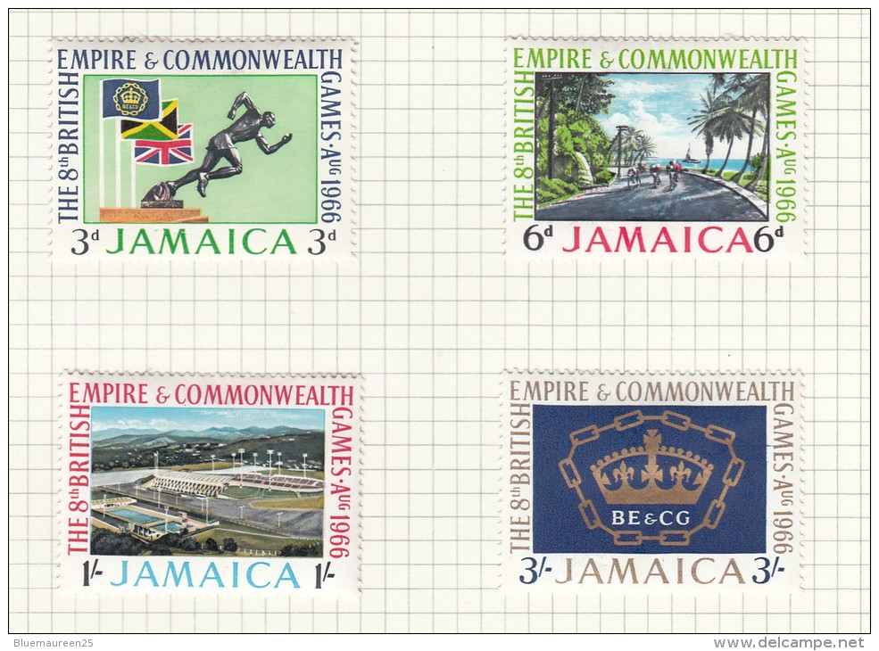 Queen Elizabeth II - 8th British Empire And Commonwealth Games - 1966 - Jamaïque (...-1961)