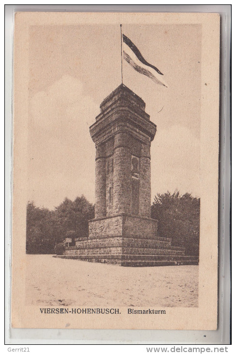 4060 VIERSEN - HOHENBUSCH, Bismarckturm, 1918 - Viersen