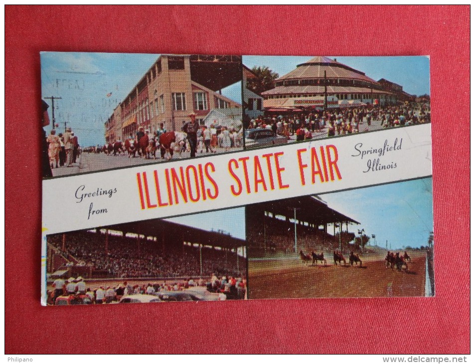 Springfield – Illinois   Sate Fair Multi View  1982  Cancel    Ref 1293 - Springfield – Illinois