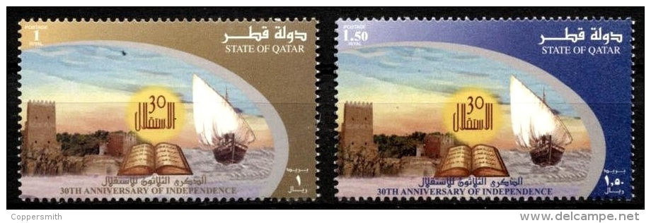 (034) Qatar  Independence 2001   ** / Mnh  Michel 1182-83 - Qatar