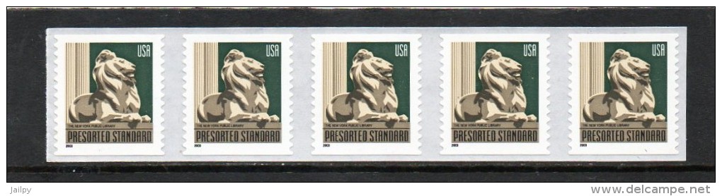 ETATS-UNIS   5 Timbres   Année 2003   Y&T:56   Scott: 3447a  (préoblitérés Neufs ) - Precancels