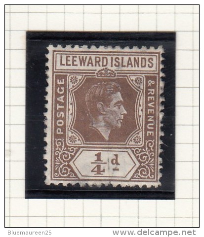 King George VI - 1938 - Leeward  Islands