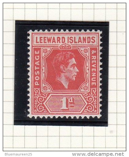 King George VI - 1938 - Leeward  Islands