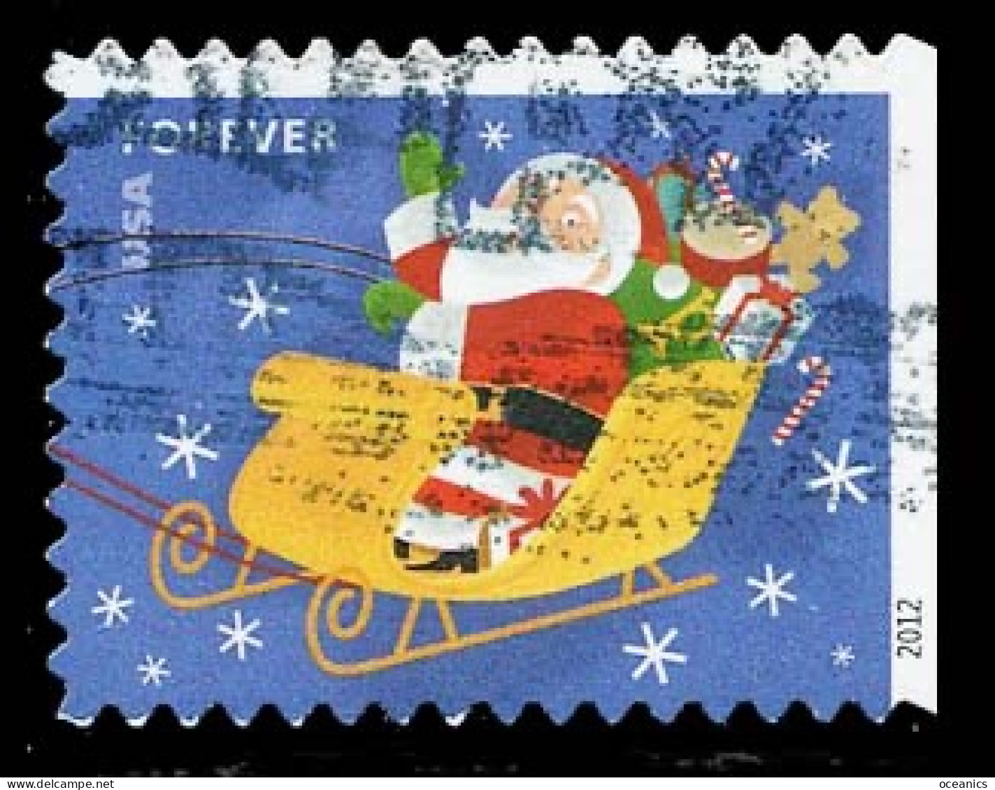 Etats-Unis / United States (Scott No.4713 - Noël / 2012 / Christmas) (o) P3 - Used Stamps