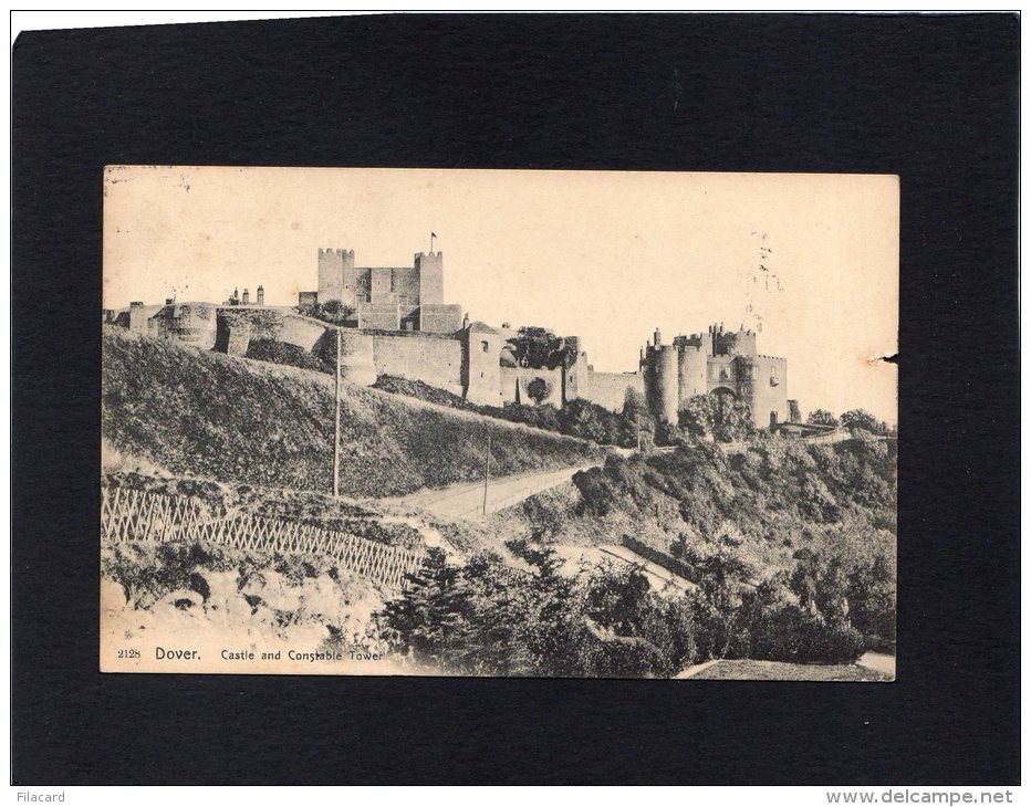 47139    Regno  Unito,   Dover,  Castle  And  Constable Tower,  VG  1913 - Dover