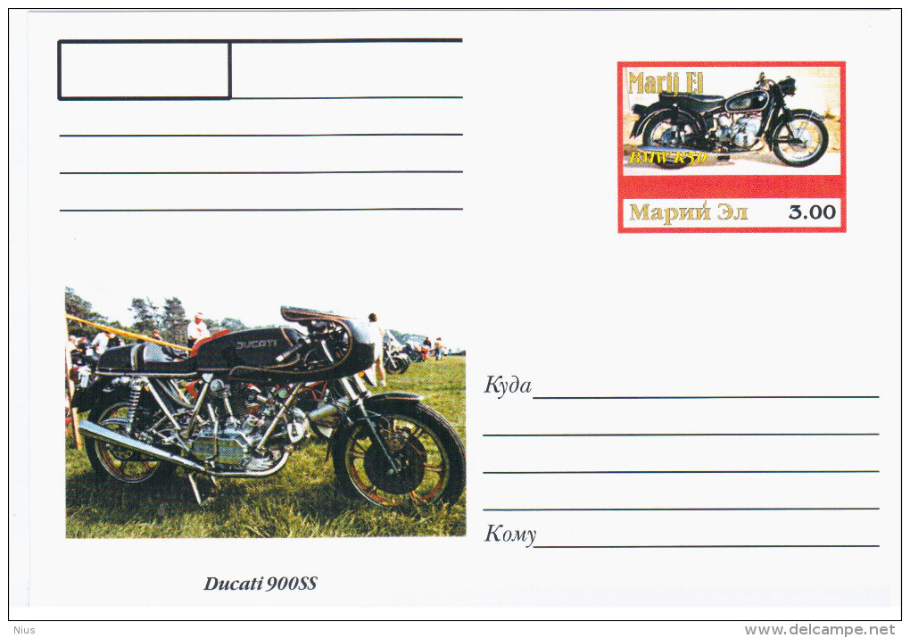 Mari El Republic, Russia, Transport Motorcycle Motorbike Cycle - Andere & Zonder Classificatie