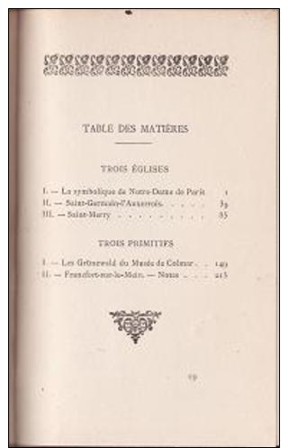 Trois Eglises Et Trois Primitifs  J.-K. Huysmans - 1901-1940