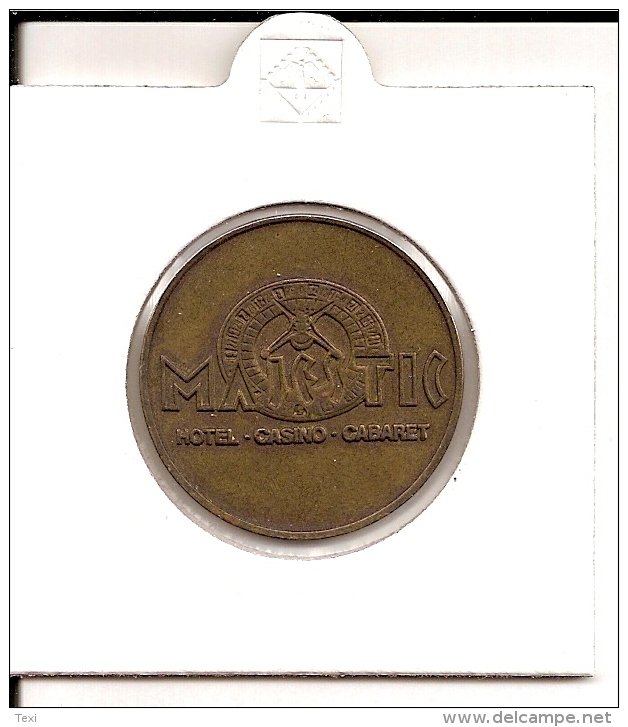 TOKEN JETON SERBIA - BEOGRAD ( MAJESTIC Hotel - Casino - Cabaret ) - Casino