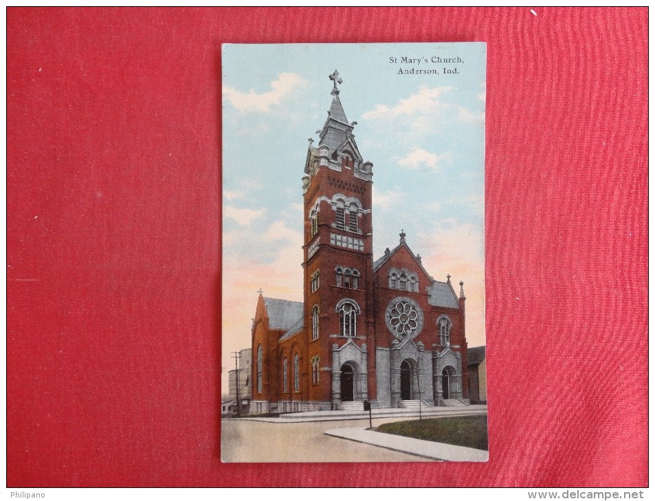 Indiana > Anderson St Mary's Church  Not Mailed Ref 1294 - Anderson