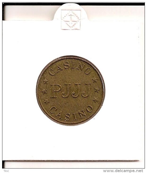 TOKEN JETON SERBIA - YUGOSLAVIA - BEOGRAD ( Casino SLAVIJA Hotel ) - Casino