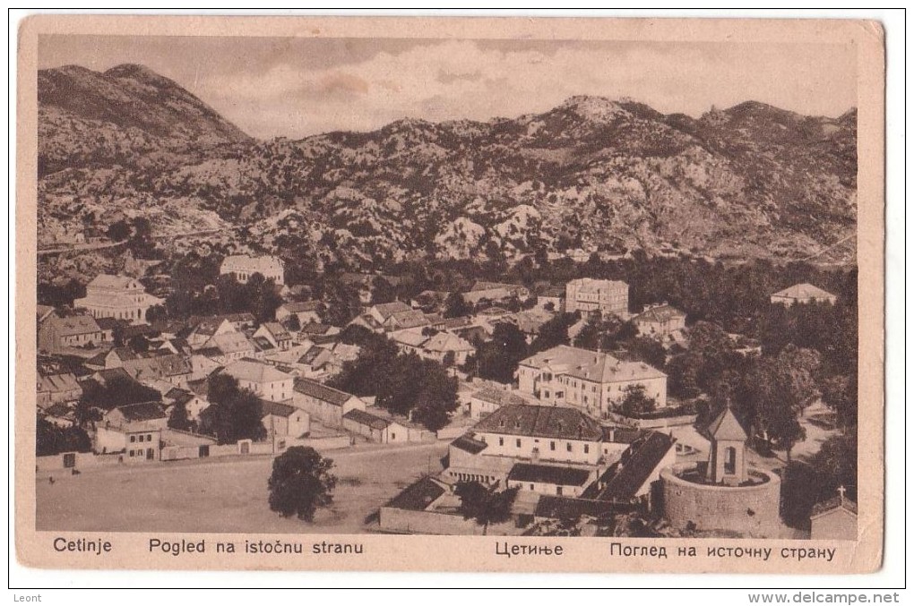 Montenegro - Crna Gora - Cetinje - View To The East Side - Pogled Na Istocnu Stranu - Montenegro