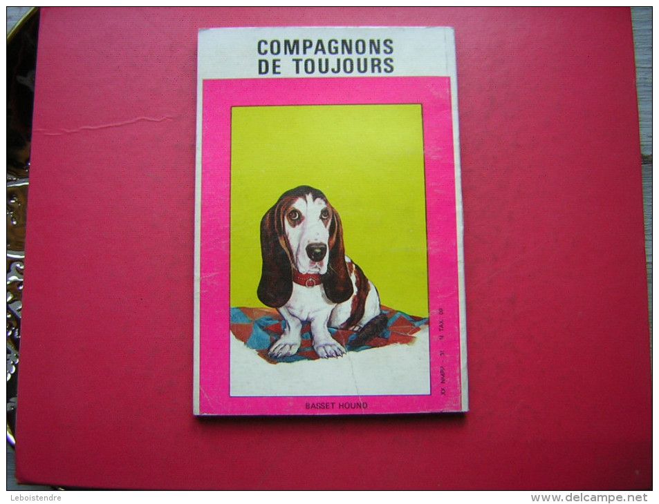 BD   MENSUEL  TITI POCHE   N° 19    SAGEDITION   1975  N M P P   COUVERTURE ARRIERE  BASSET HOUND - Sagédition