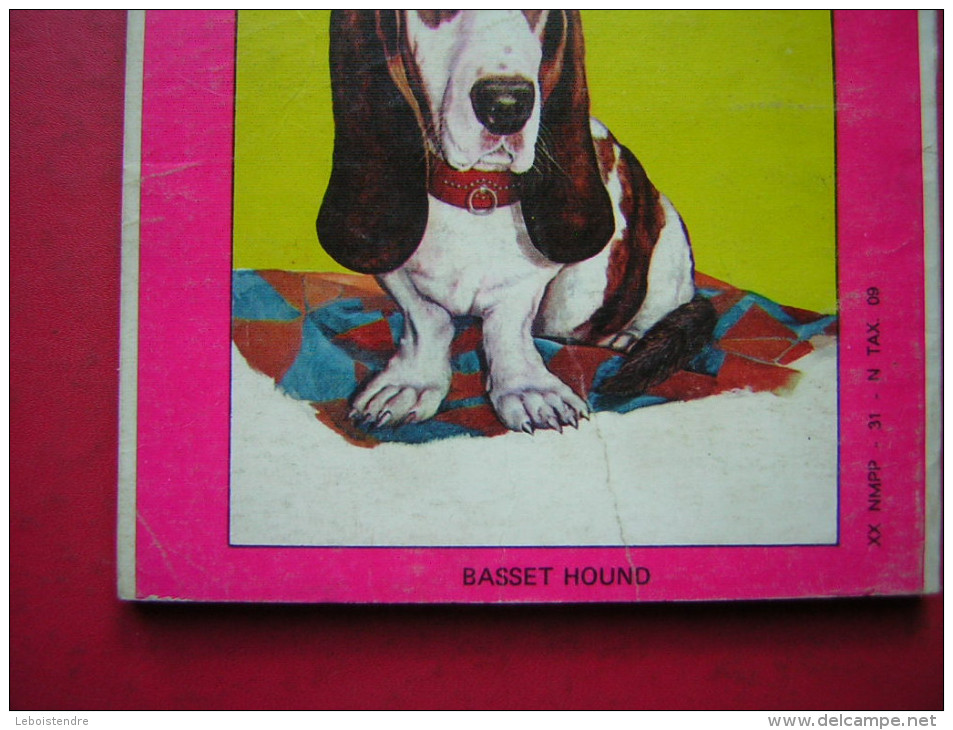 BD   MENSUEL  TITI POCHE   N° 19    SAGEDITION   1975  N M P P   COUVERTURE ARRIERE  BASSET HOUND - Sagédition