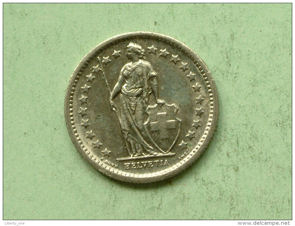 1969 - 1/2 Franc / KM 23a.1 ( Uncleaned - For Grade, Please See Photo ) ! - Other & Unclassified