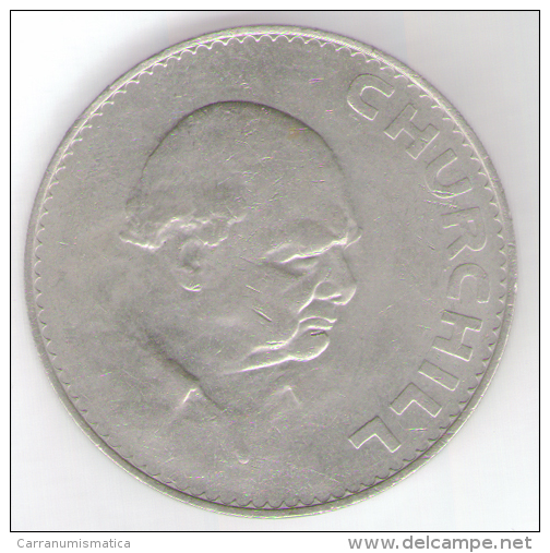 GREAT BRITAIN / GRAN BRETAGNA - ELIZABETH II - CROWN  ( CHURCHILL - 1965 ) - L. 1 Crown