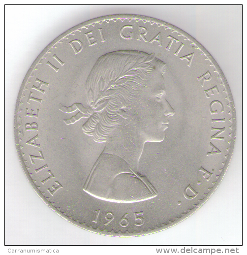 GREAT BRITAIN / GRAN BRETAGNA - ELIZABETH II - CROWN  ( CHURCHILL - 1965 ) - L. 1 Crown