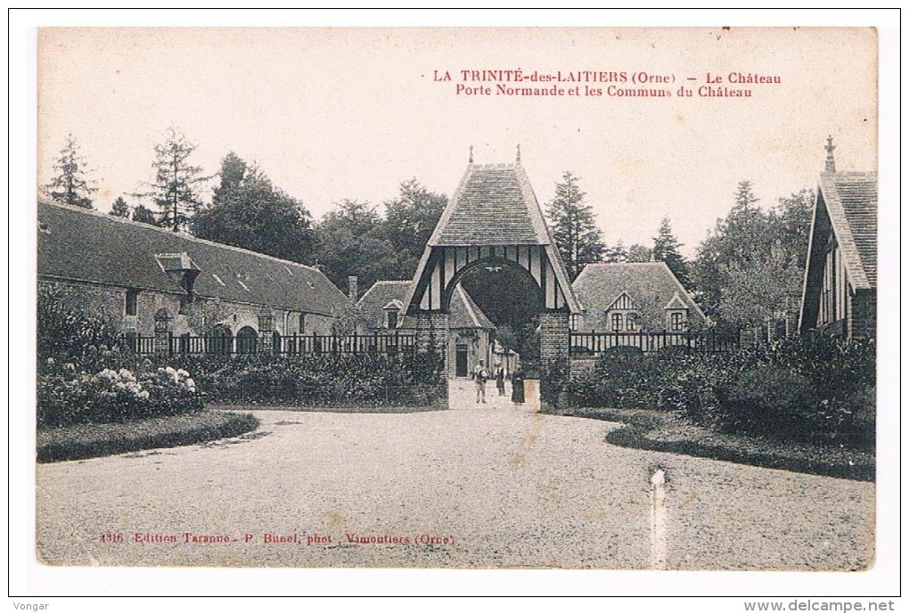 61 LA TRINITE-DES-LAITIERS LE CHATEAU ANNIMEE - Sonstige & Ohne Zuordnung