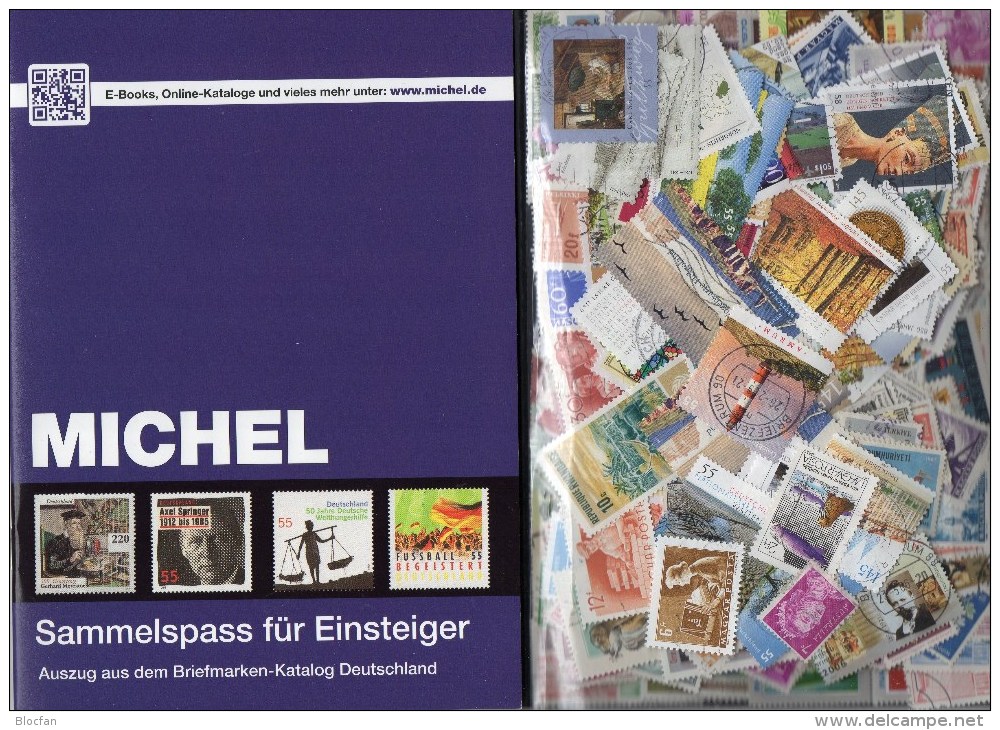 with 250 stamps Sammelspaß für Einsteiger 2014 new 60€ Motivation Briefmarken sammeln Junior-Wissen catalogue of Germany