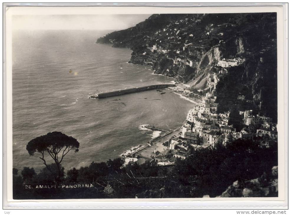 AMALFI - Panorama - 1957; Viste Aereo - Salerno