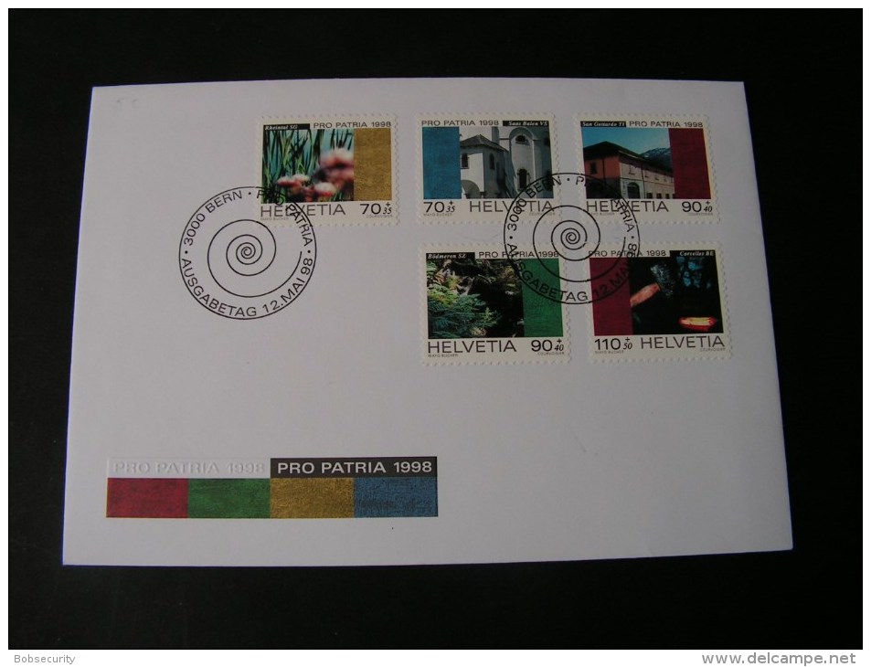 == CH FDC 1998  1649-1653  €  9,00 - FDC