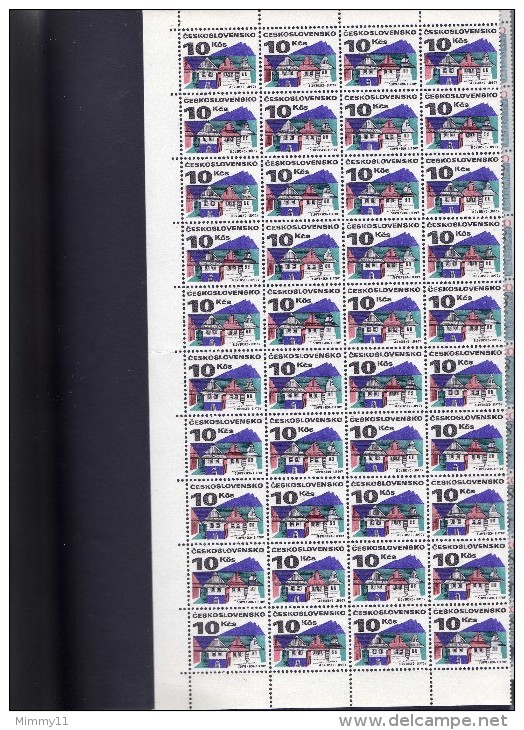 Lotto FOGLI INTERI  MNH**- Europa - Russia - Cecoslovacchia-altri / ALBUM AD ANELLI / fg cristal - alto valore catalogo