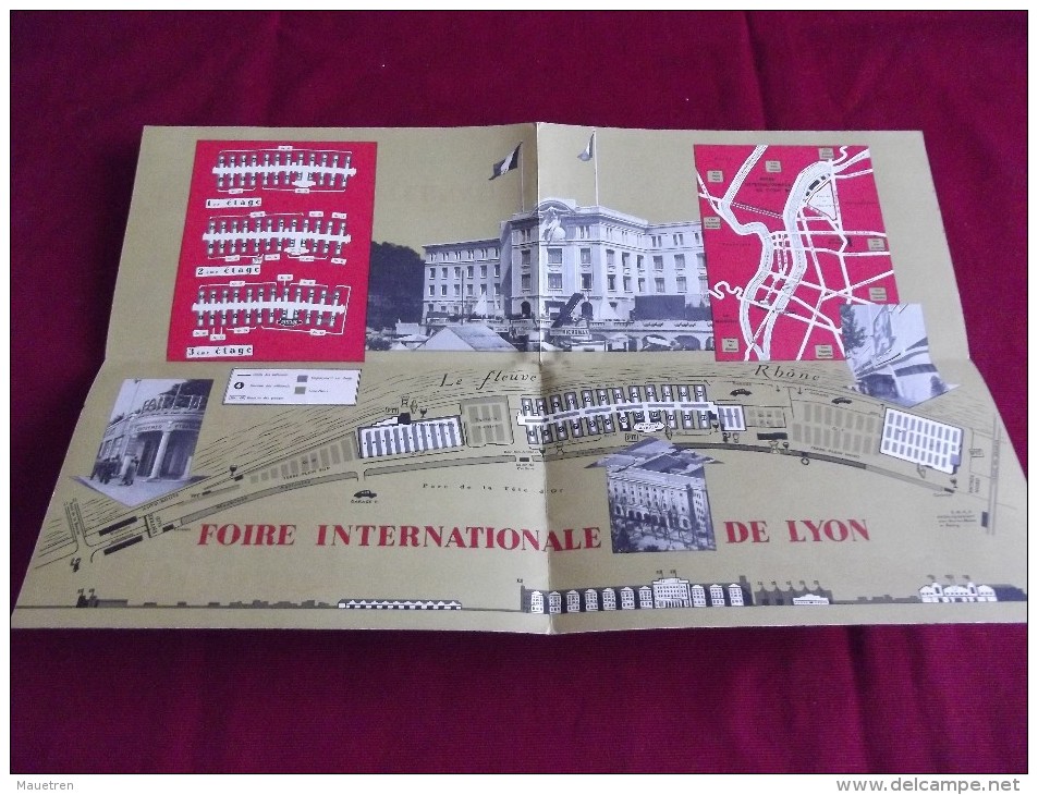 PROGRAMME DE LA FOIRE INTERNATIONALE DE LYON AVRIL 1953 - Programmes