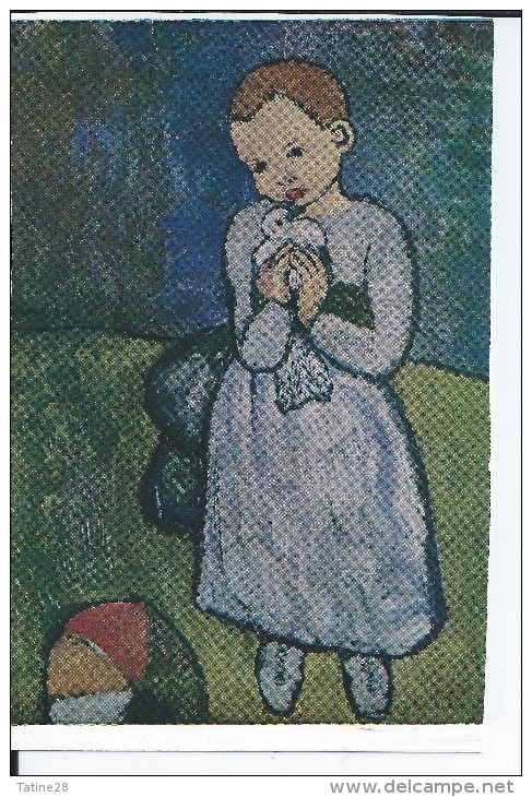 PABLO PICASSO CHILD WITH A DOVE,  OIL COLLECTION LADY ABERCONWAY LONDON - Picasso