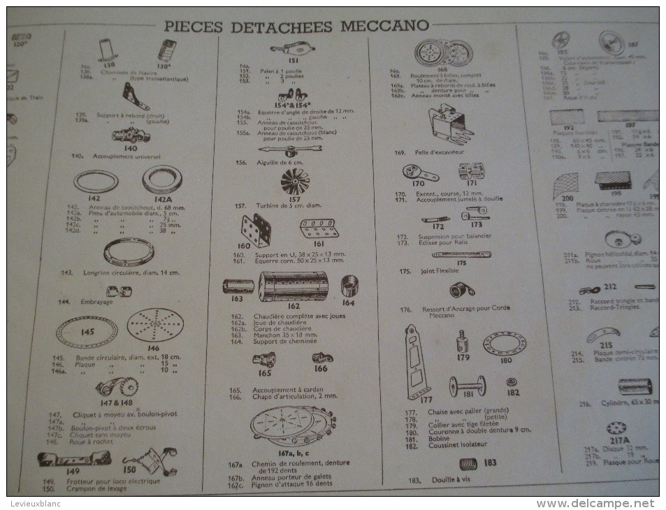 Manuel d´Instruction/ MECCANO-Paris / La Mécanique en miniature/N°3/Bobigny /1952  JE96